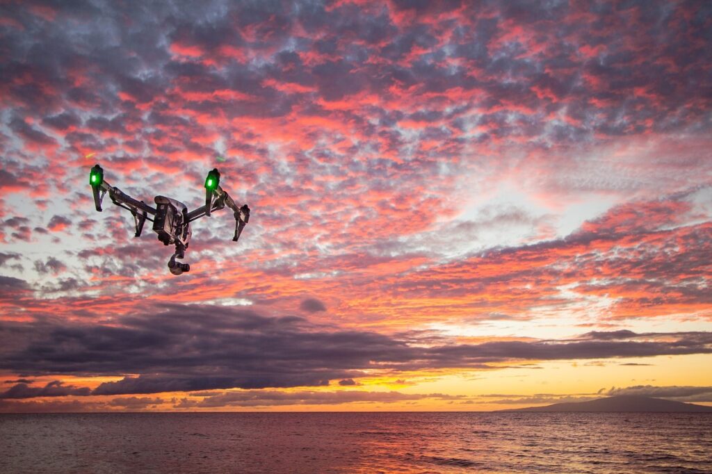 drone, sunset, dusk-698564.jpg